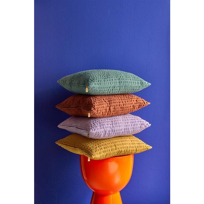 Coussin décoratif KAAT Cheer - Ocre 45x45 cm Coussin décoratif KAAT Cheer - Ocre 45x45 cm