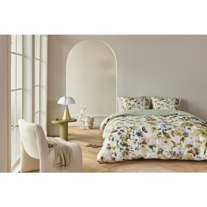 Kardol by Beddinghouse Dekbedovertrek Aquitaine - Groen 140x200/220 cm