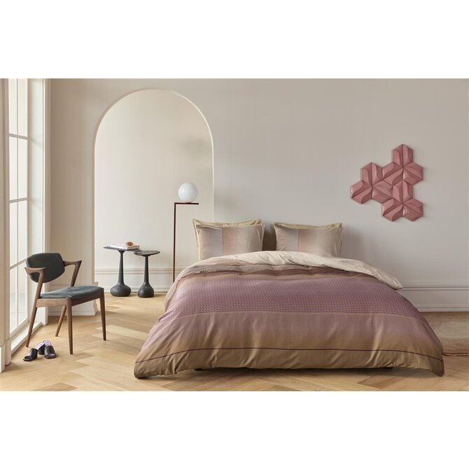 Kardol by Beddinghouse Housse de couette Mimic - Rouge brique 140x200/220 cm
