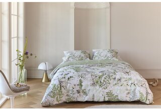 Kardol by Beddinghouse Dekbedovertrek Pastiche - Groen 200x200/220 cm