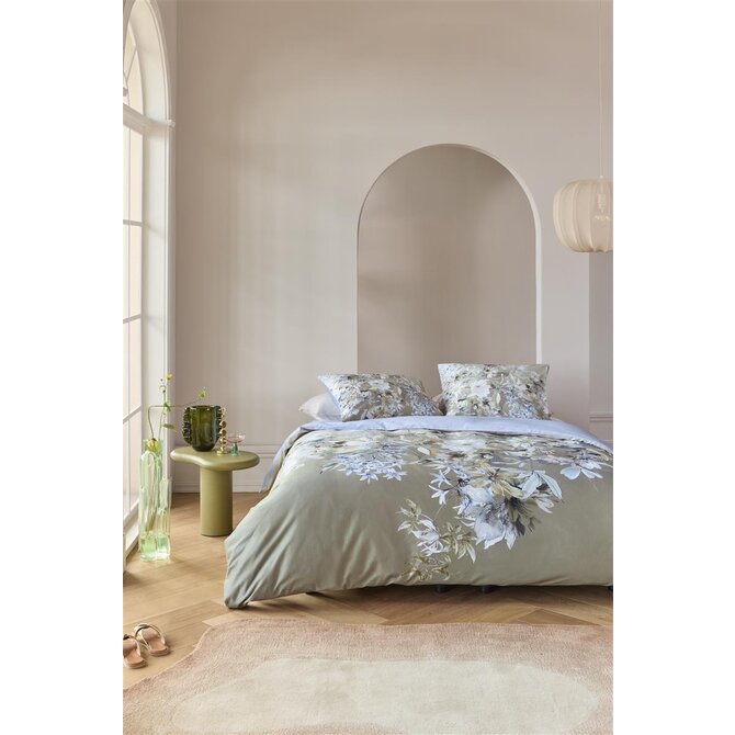 Kardol par Beddinghouse Housse de couette Saffron - Bleu Gris 200x200/220 cm