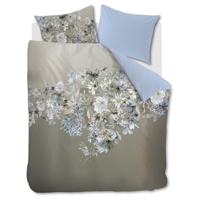 Kardol by Beddinghouse Dekbedovertrek Saffron - Blauw Grijs 240x200/220 cm