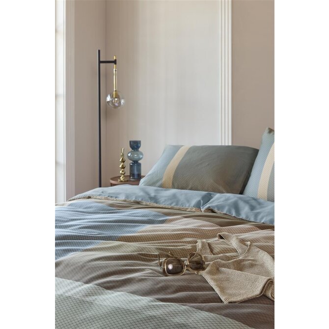 Kardol by Beddinghouse Dekbedovertrek Sloane Square - Blauw Grijs 140x200/220 cm
