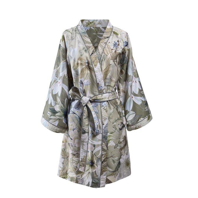 Kardol by Beddinghouse Saffron Kimono - Blauw Grijs S/M