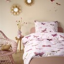 Beddinghouse Beddinghouse x Hanneke de Jager Housse de couette Butterfly Away - Rose 140x200 cm