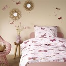Beddinghouse Beddinghouse x Hanneke de Jager Housse de couette Butterfly Away - Rose 140x200 cm