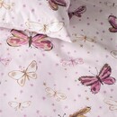 Beddinghouse Beddinghouse x Hanneke de Jager Housse de couette Butterfly Away - Rose 140x200 cm