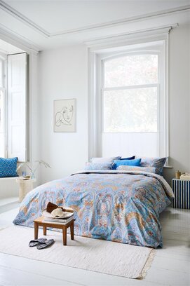 Housse de Couette Pip Studio Jabali Flower - Bleu 140x200/220 cm