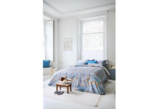 Pip Studio Dekbedovertrek Jabali Flower - Blauw 140x200/220 cm