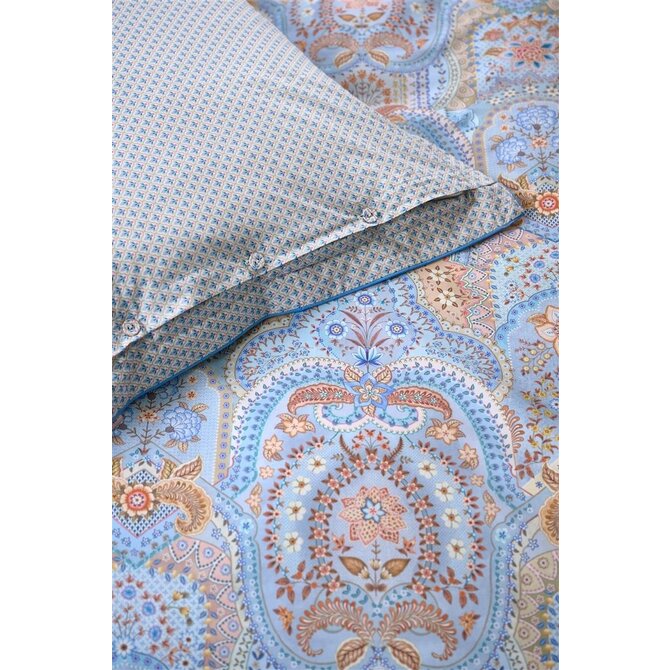 Pip Studio Dekbedovertrek Jabali Flower - Blauw 200x200/220 cm Pip Studio Dekbedovertrek Jabali Flower - Blauw 200x200/220 cm