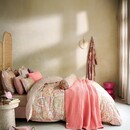 Pip Studio Housse de couette Pip Studio Jabali Flower - Rouge corail 240x200/220 cm