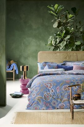Pip Studio Dekbedovertrek Matata - Blauw 240x200/220 cm
