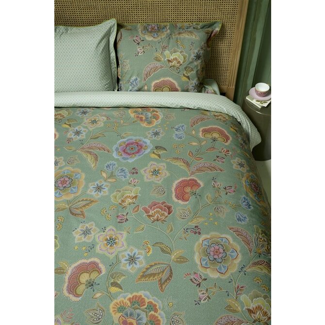 Pip Studio Dekbedovertrek Matata - Groen 140x200/220 cm