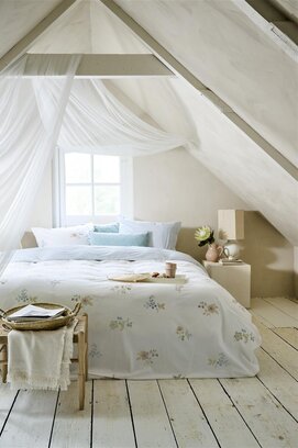 Pip Studio Dekbedovertrek Blossom Chique - Wit 140x200/220 cm