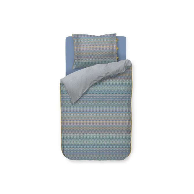 Housse de couette Pip Studio Ashanti - Bleu 140x200/220 cm