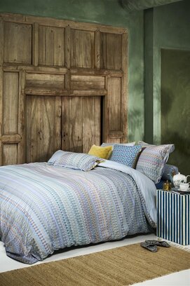 Housse de couette Pip Studio Ashanti - Bleu 240x200/220 cm