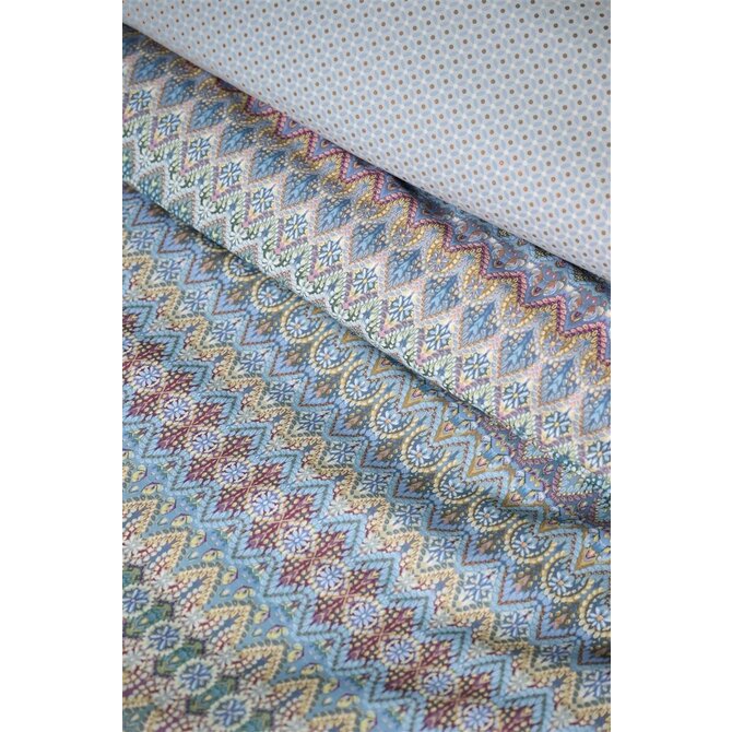Pip Studio Dekbedovertrek Ashanti - Blauw 240x200/220 cm Pip Studio Dekbedovertrek Ashanti - Blauw 240x200/220 cm