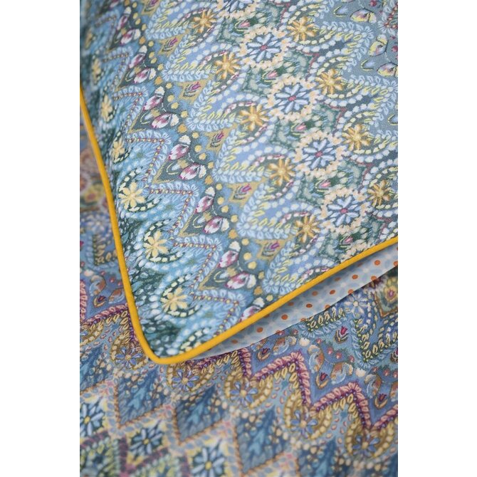 Pip Studio Dekbedovertrek Ashanti - Blauw 240x200/220 cm Pip Studio Dekbedovertrek Ashanti - Blauw 240x200/220 cm