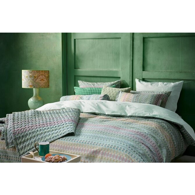 Housse de couette Pip Studio Ashanti - Vert 140x200/220 cm