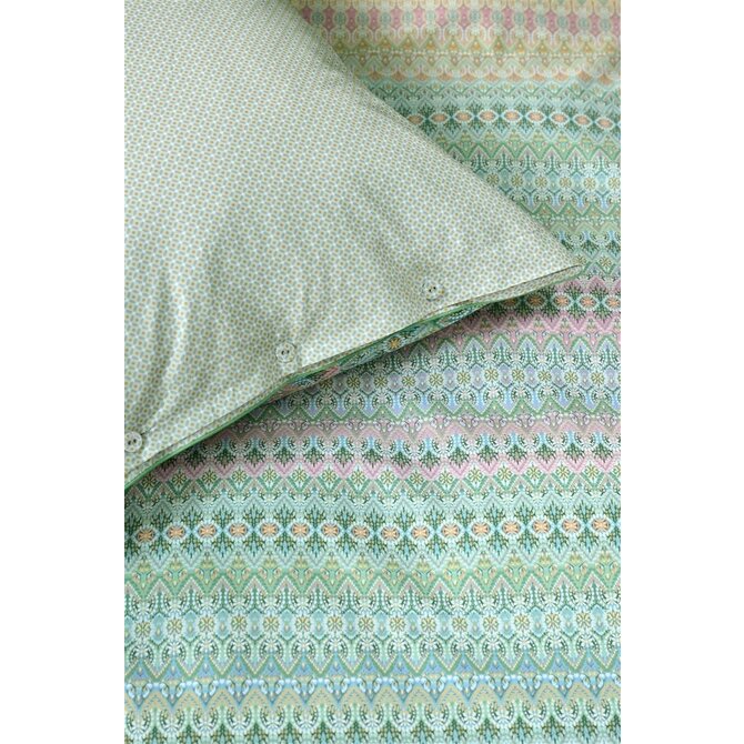 Housse de couette Pip Studio Ashanti - Vert 140x200/220 cm