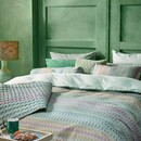 Pip Studio Pip Studio Dekbedovertrek Ashanti - Groen 200x200/220 cm