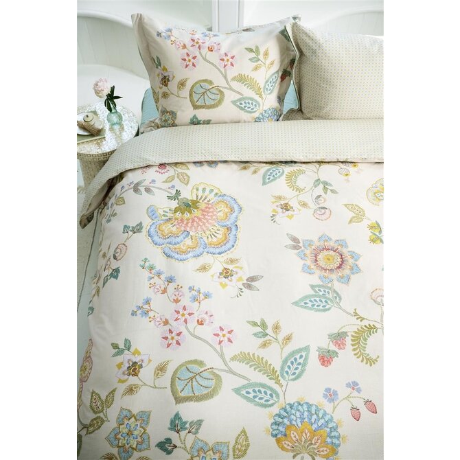 Housse de couette Pip Studio Buenas Tardes - Blanc cassé 200x200/220 cm