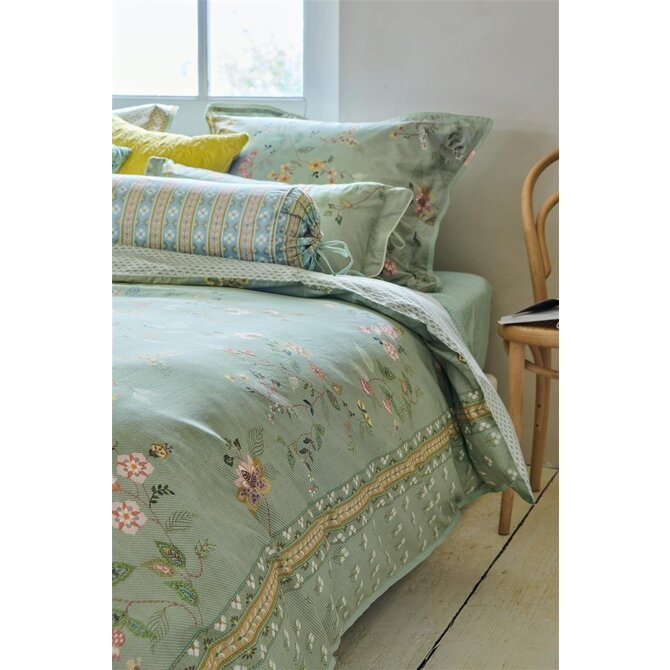 Pip Studio Dekbedovertrek Kili Flower - Groen 140x200/220 cm