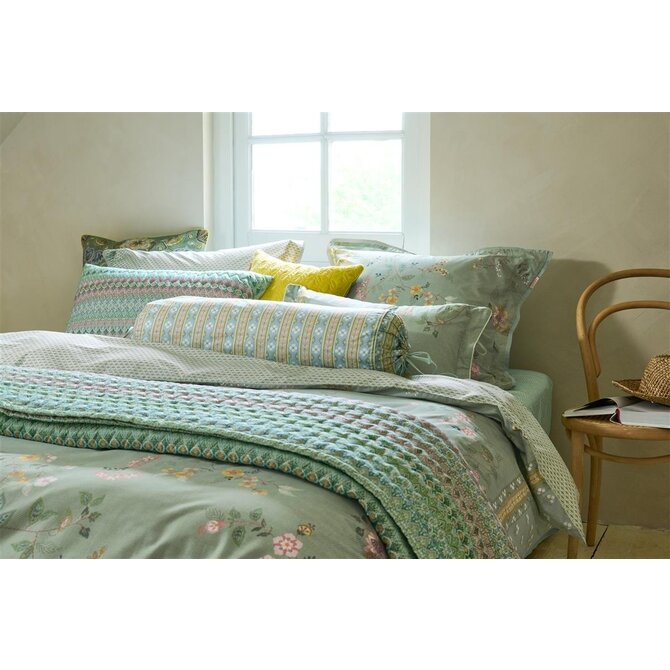 Pip Studio Dekbedovertrek Kili Flower - Groen 140x200/220 cm