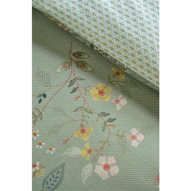 Housse de couette Pip Studio Kili Flower - Vert 240x200/220 cm
