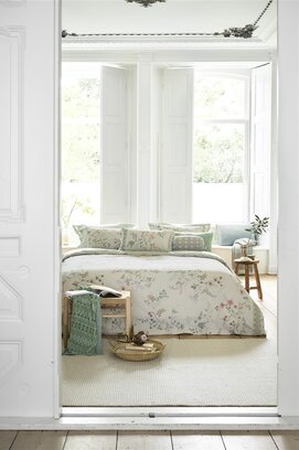 Pip Studio Dekbedovertrek Kili Flower - Wit 140x200/220 cm
