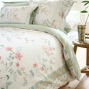 Pip Studio Housse de couette Pip Studio Kili Flower - Blanc 200x200/220 cm