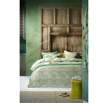 Pip Studio Dekbedovertrek Kikoy - Groen 200x200/220 cm