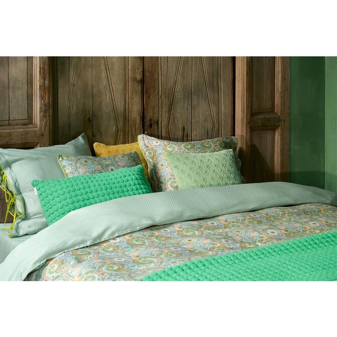 Pip Studio Dekbedovertrek Kikoy - Groen 200x200/220 cm
