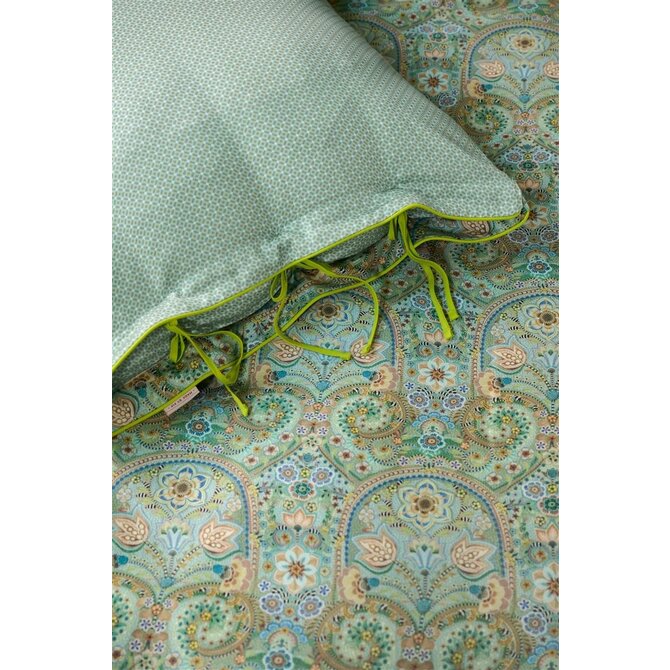 Pip Studio Housse de Couette Kikoy - Vert 260x200/220 cm Pip Studio Housse de Couette Kikoy - Vert 260x200/220 cm