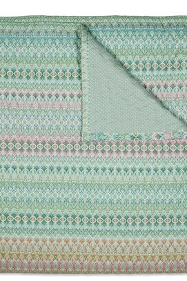 Pip Studio Ashanti Quilt - Groen 180x260 cm