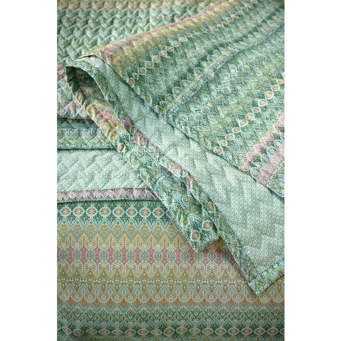 Pip Studio Ashanti Quilt - Groen 180x260 cm