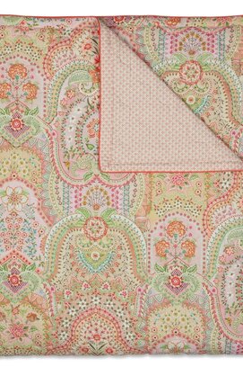 Pip Studio Couette Jabali Flower - Rouge Corail 270x260 cm