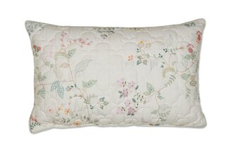 Coussin matelassé Pip Studio Kili Flower - Blanc 45x70 cm