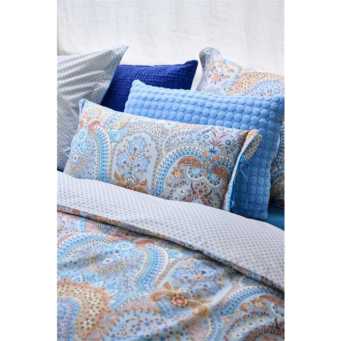 Pip Studio Jabali Flower Cushion - Blauw 35x60 cm