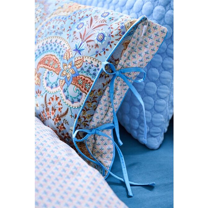 Coussin Fleur Jabali Pip Studio - Bleu 35x60 cm