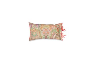 Coussin Fleur Jabali Pip Studio - Rouge Corail 35x60 cm