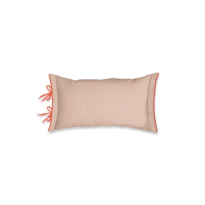 Coussin Fleur Jabali Pip Studio - Rouge corail 35x60 cm