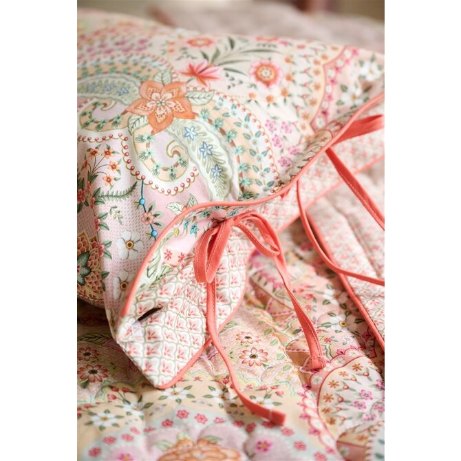 Pip Studio Jabali Flower Cushion - Koraalrood 35x60 cm