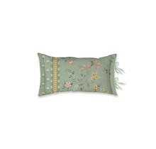 Pip Studio Kili Flower Cushion - Groen 35x60 cm
