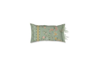 Pip Studio Kili Flower Cushion - Groen 35x60 cm