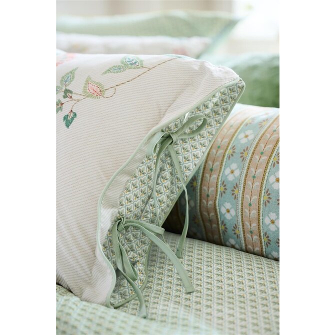 Pip Studio Kili Flower Cushion - Wit 35x60 cm