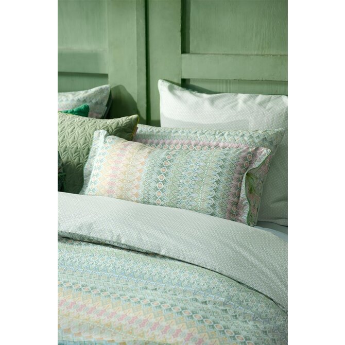 Pip Studio Ashanti Cushion - Groen 35x60 cm