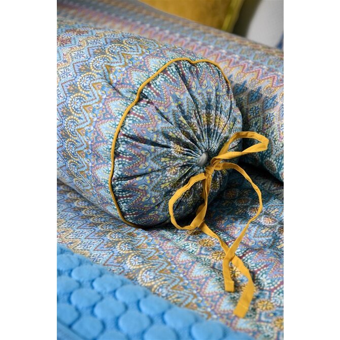 Coussin Roulé Pip Studio Ashanti - Bleu 22x70 cm