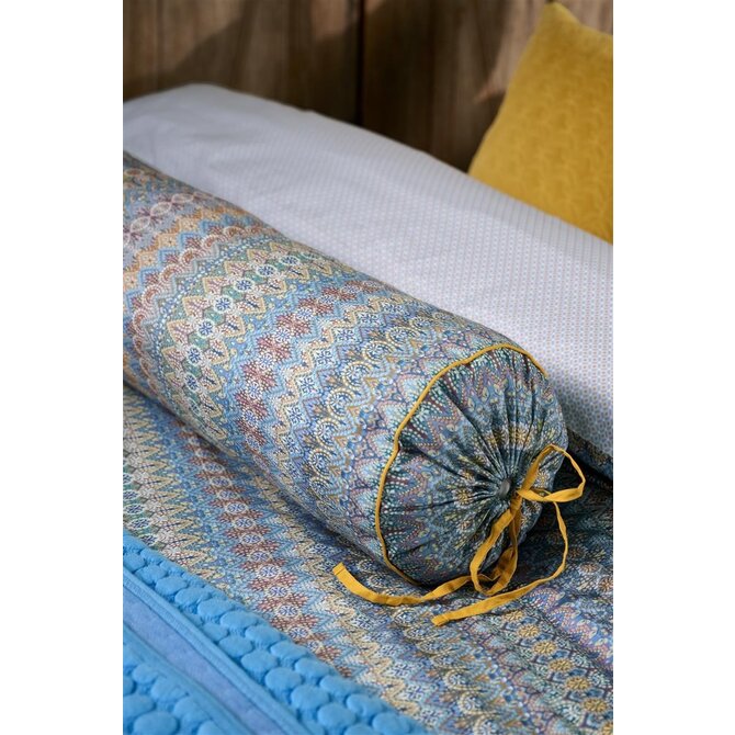 Pip Studio Ashanti Roll Cushion - Blauw 22x70 cm