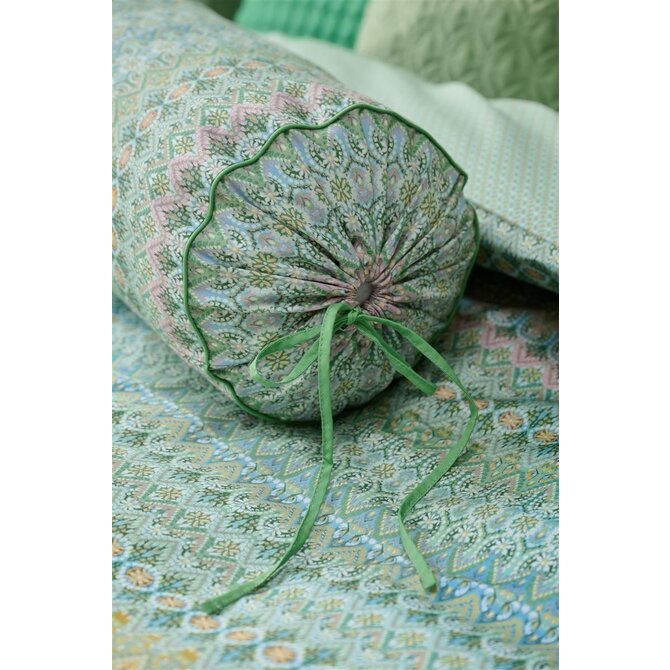 Pip Studio Ashanti Roll Cushion - Groen 22x70 cm